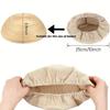 1pc Bread Basket Cloth Cover Dry Storage Fermented Dough Rotundity Ellipse Vine Fermentation Basket Cloth Cover Excluding Basket