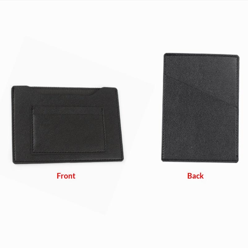 Simple Solid Color Passport Cover Multifunctional Pu Leather Card Holder Passport Clip Airplane Check-In Ticket Folder Travel