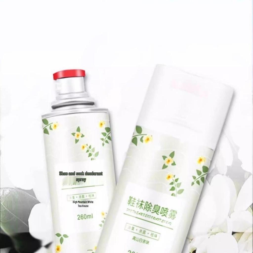 Shoe Deodorizer Spray: Odor Eliminator for Sneakers, Socks, Sports Shoes, and Shoe Cabinets with Antibacterial Disinfection
