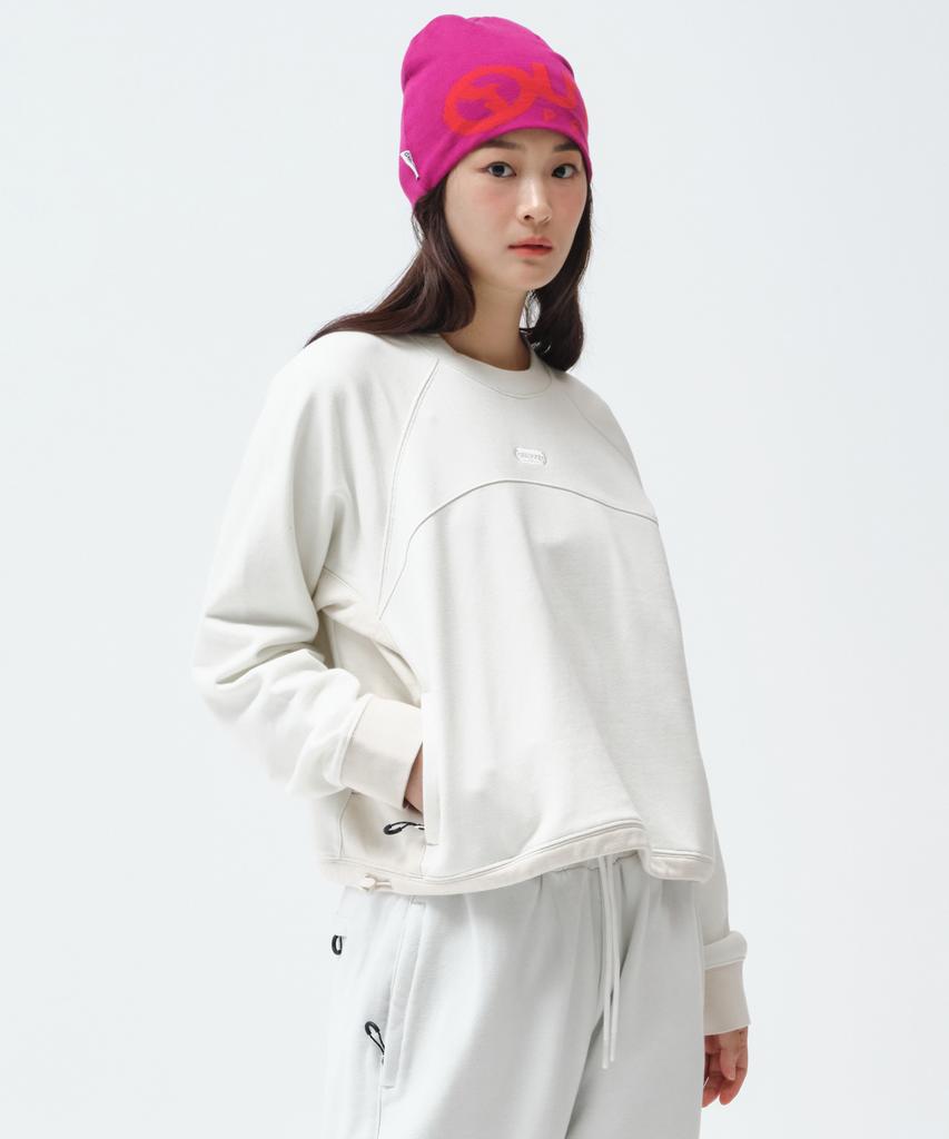 Outdoor Products W Color Block Crew Neck (Ivory)