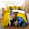 Playboi Carti Bettwäsche-Set Einzelbett Twin Full Queen King Size Bettwäsche-Set Schlafzimmer für Jungen Bettbezug-Sets 3D-Druck Bettlaken-Set