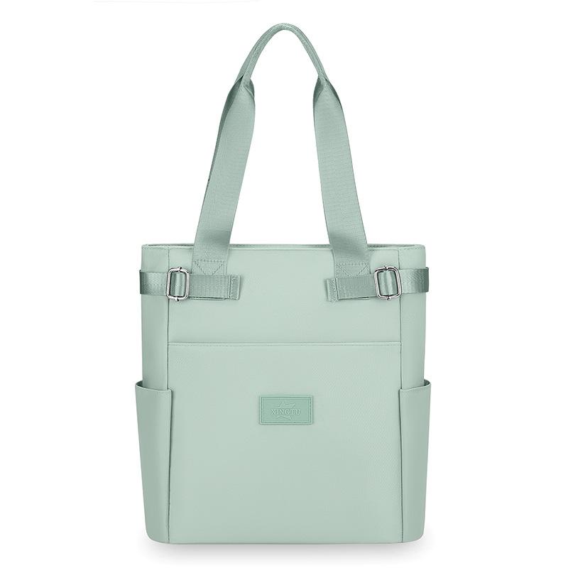 

Большая вместительная холщовая сумка, женская весенняя сумка через плечо, студенческая сумка для покупок, сумка-тоут, маленькая ручная сумка, рюкзак 32x12x32cm зелёный