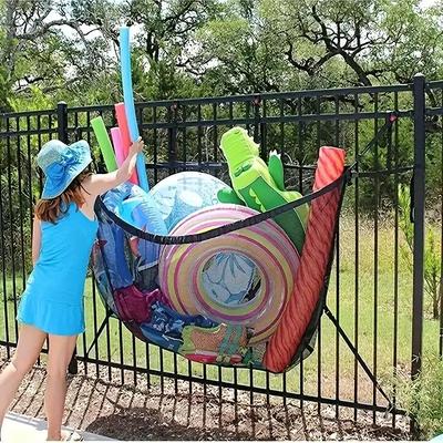 Bolsa Organizadora de Armazenamento para Piscina Piscinas Familiares Grandes Natação Itens de Praia ao Ar Livre Acessório Gigante para Piscina de Adultos Acessórios de Praia Mar