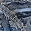 Gewaschene Denim-Tragetasche mit mehreren Taschen Damen-Umhängetasche