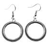 Round Cabochon Base Dangle Earrings DIY Jewelry Findings For Handmade Gifts