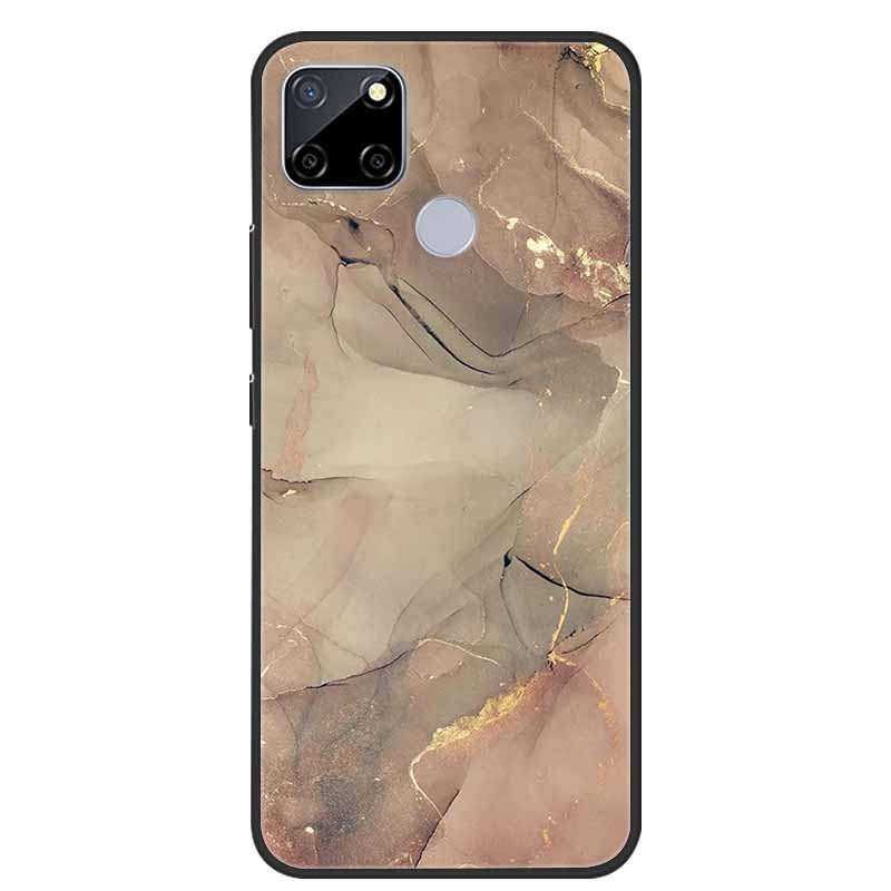 Für Realme C25 Hülle Marmor Silikon TPU Weiche Abdeckung Handyhülle Für OPPO Realme C25S C25 S Funda Stoßfest Coque RMX3191 Capa