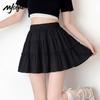 MJ STYLE Damen Minirock in A-Linie mit mehreren Lagen