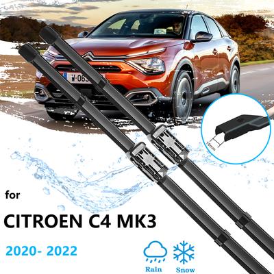 2x For Citroen C4X C41   2022 Accessories Front Wiper Blades Window Windshield Windscreen Cleaning 24" 16" High