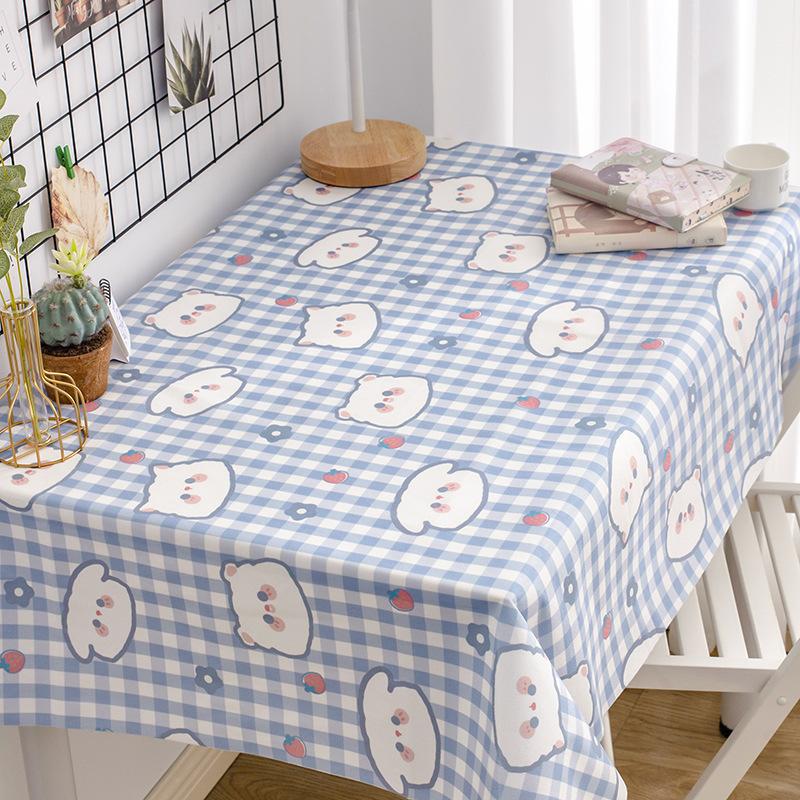 Flannel Tablecloth Girl Heart Cute Cartoon Children'S Room Student Dormitory Desk Decoration Photo Background Cloth