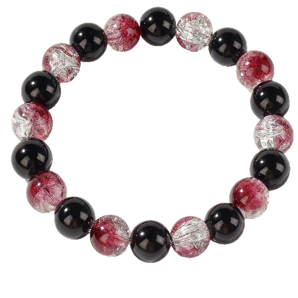 New original design jewelry bracelet bead bracelet crystal red imitation obsidian bracelet beads