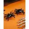 Halloween Spider Hair Clips Set, Flocked Spider & Alligator Clips Spider Hair Accessories