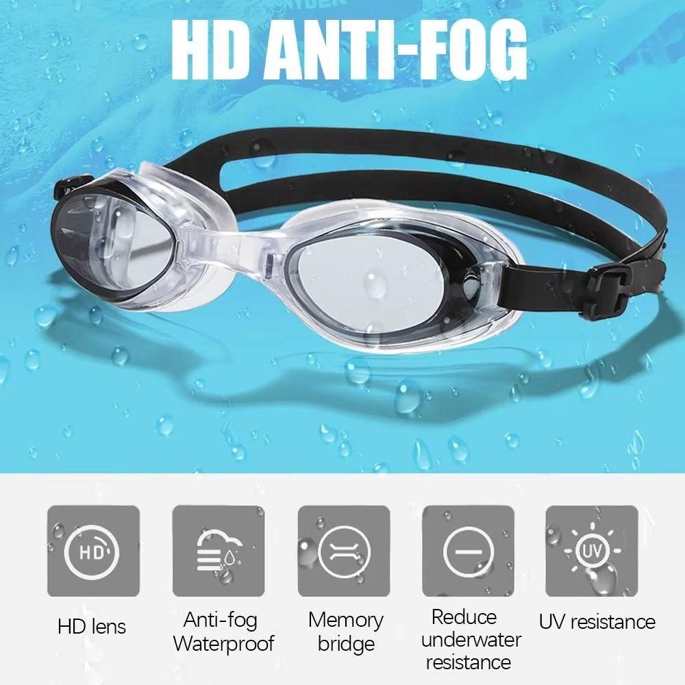 Anti-UV Clear Swim Goggles Wide View Underwater Swim Glasses Swimming Goggles  Swimming Accessories