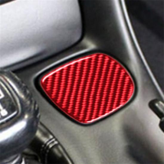 For Chevrolet Corvette C5 Carbon Fiber Center Cupholder Water Panel Cover Trim