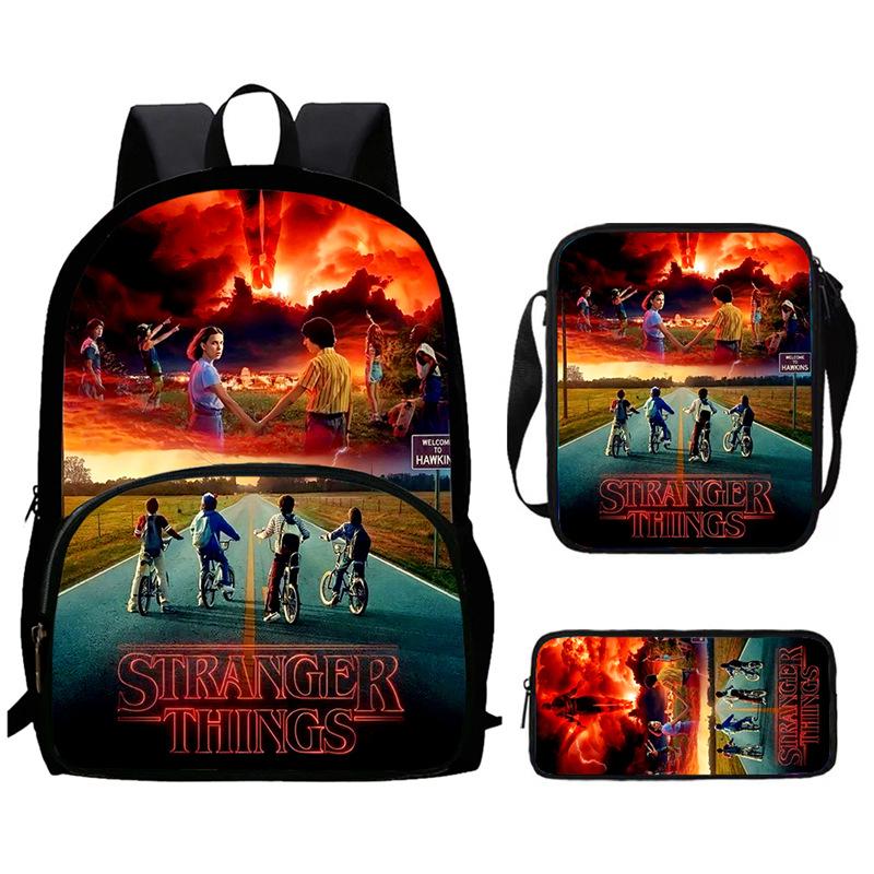 Monster Story Schoolbag High Definition Multi-Function Oxford Lightweight Backpack