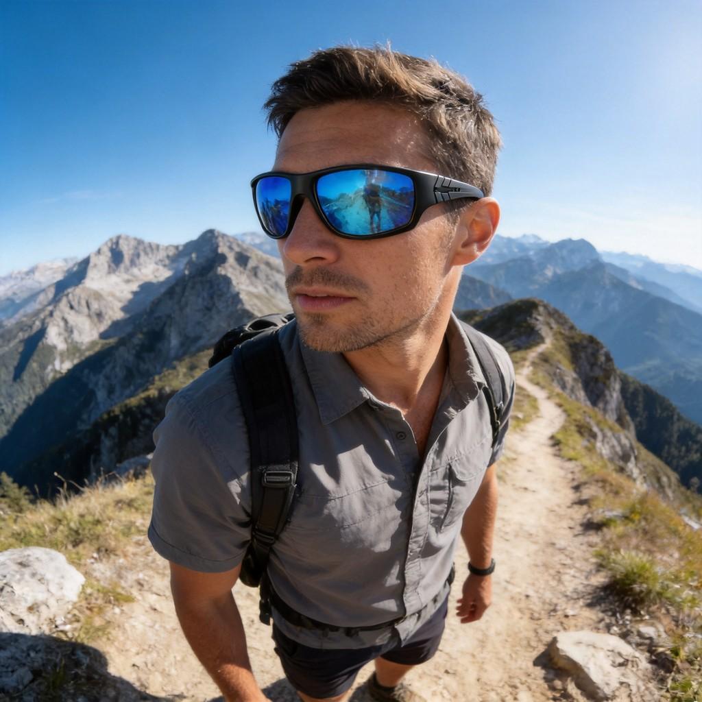 Outdoor Cycling Sunglasses With Polarized Lenses Uv400 Sun Protection For Men And Women