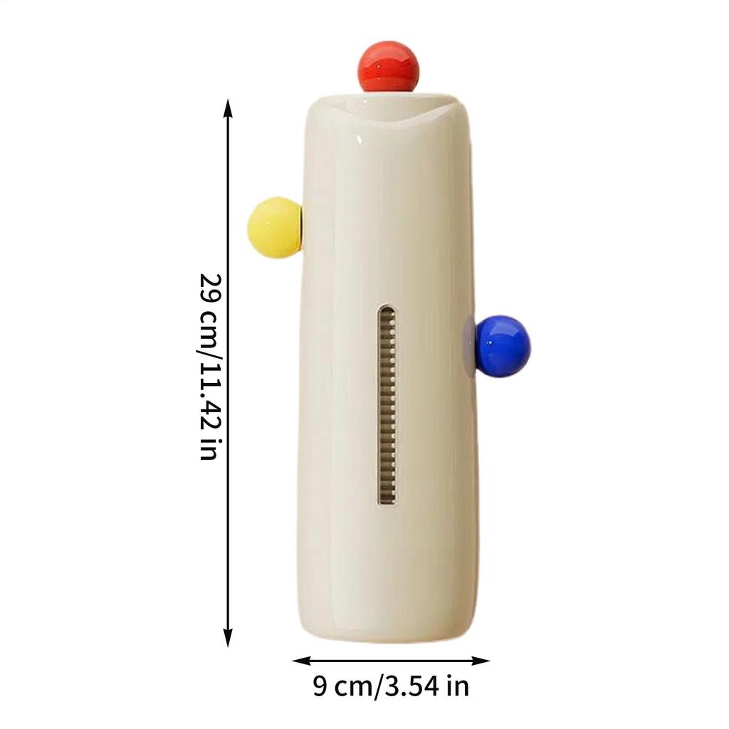 Cup Organizer Dispenser Pull Type Paper Cup Organizer Large Capacity Wall Mounted Teacups Dispenser For Apartment Dormitory
