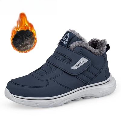 High-end Winter Sneakers Men Thick Plush Warm Men's Snow Boots Lightweight Men's Ankle Boots Handmade Men's Outdoor Cotton Boots