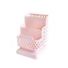 Hollow Desk Organizer Desktop Storage Box Multifunction Stationery Holder Phone Stand Office Supplies Desk Set Pen Holder