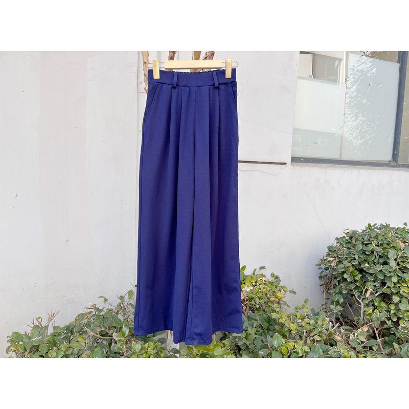 

South 5-20 Pure Color Spring and Summer Thin Casual Pants Loose All-Matching Comfortable Simple and Thin Temperament Commute Yq2 Navy blue 3L