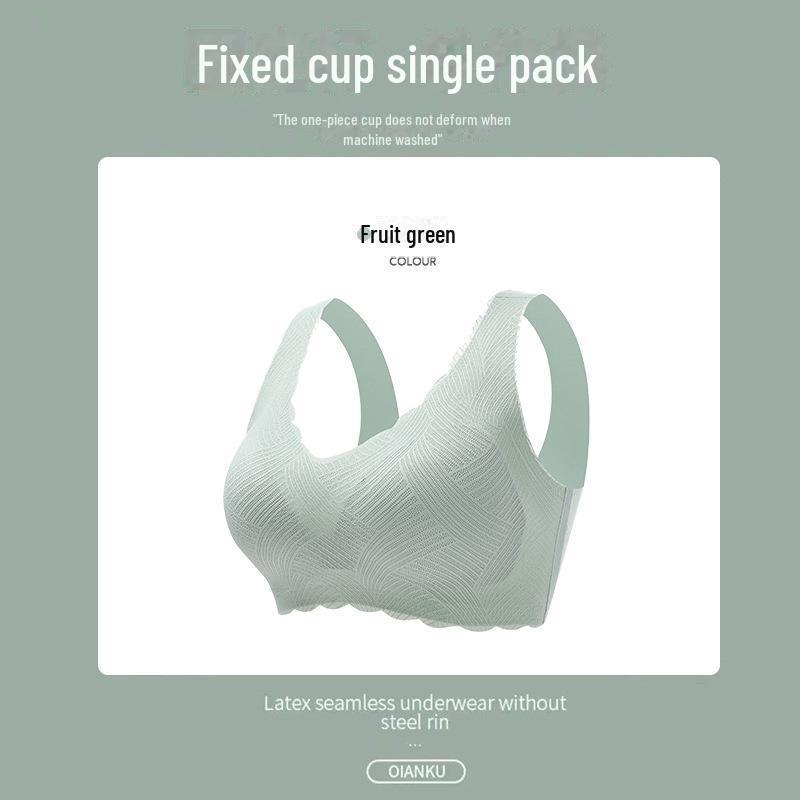 

Бесшовный спортивный бюстгальтер без стальных колец для женщин с большой грудью, боковой поддержкой и красивым дизайном спины XL/38 [120-140 lbs BCD]