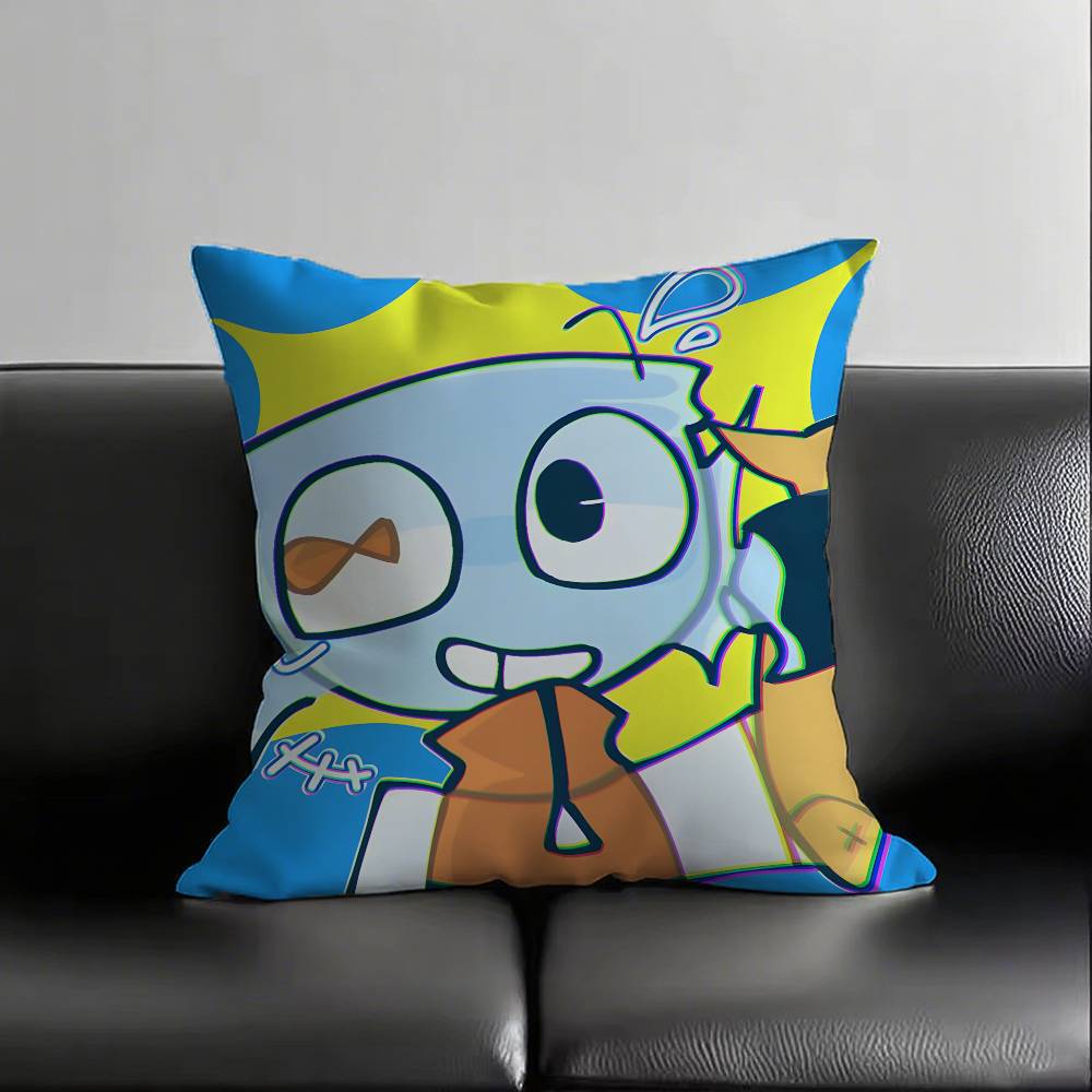 1 st Anime D-Dandys Wereld Finn Kussensloop Mode Vierkante Kussensloop Slaapkamer Bank Kamer Ins Decoratie Vrije Tijd 50x50cm