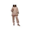 Jordan Flight Solid Color Lace-Up Casual Cuffed Fleece Knit Sports Pants Women bottoms Legendary-Brown FB5114-245