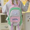 Nylon Letter Backpack For Girls With Reducing Burden And 14in Laptop Storage For Daily Use