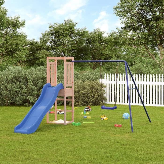 VidaXL Outdoor Playground Solid Douglas Wood, Play Set, Wooden Play Set, Playground Set 3155955