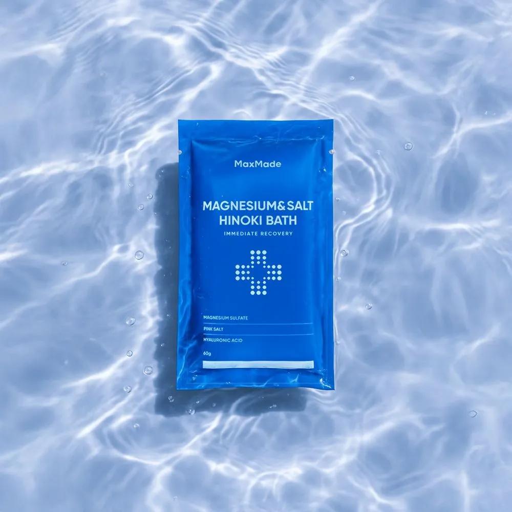 

Magnesium & Salt Hinoki Bath Bomb 60g Pack of 2 / Pack of 5 2 packs