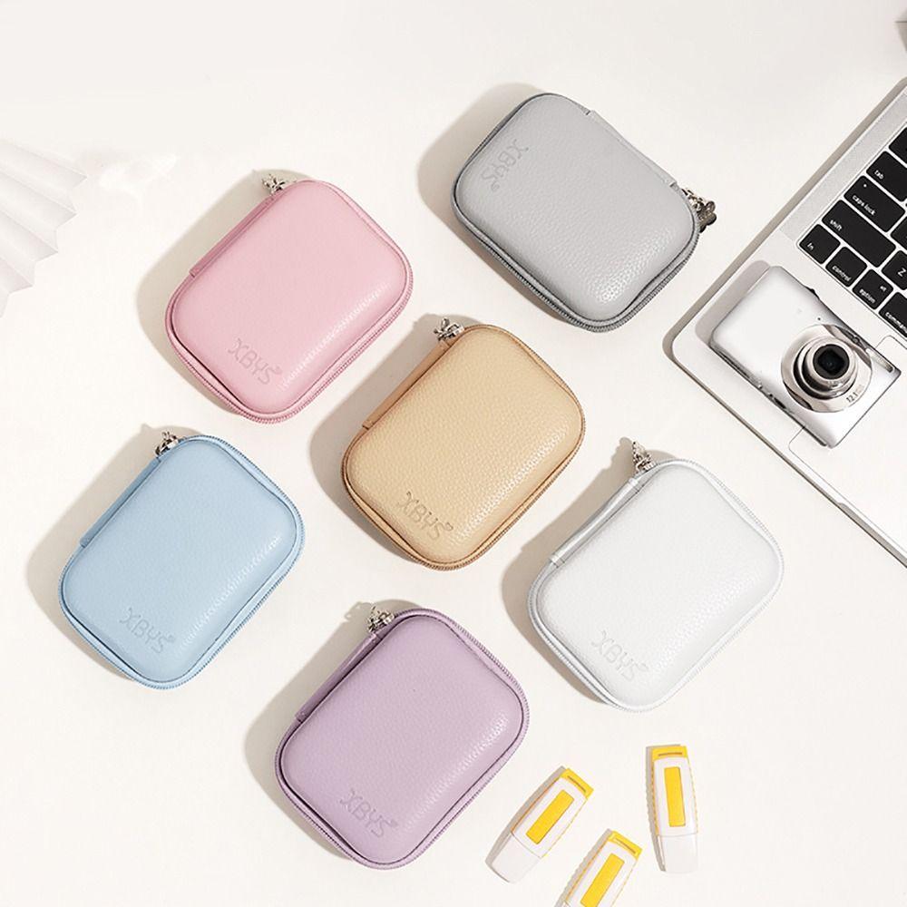 Portable Shockproof Camera Case Waterproof Mini Camera Holder PU Leather Storage Bag Camera Accessories
