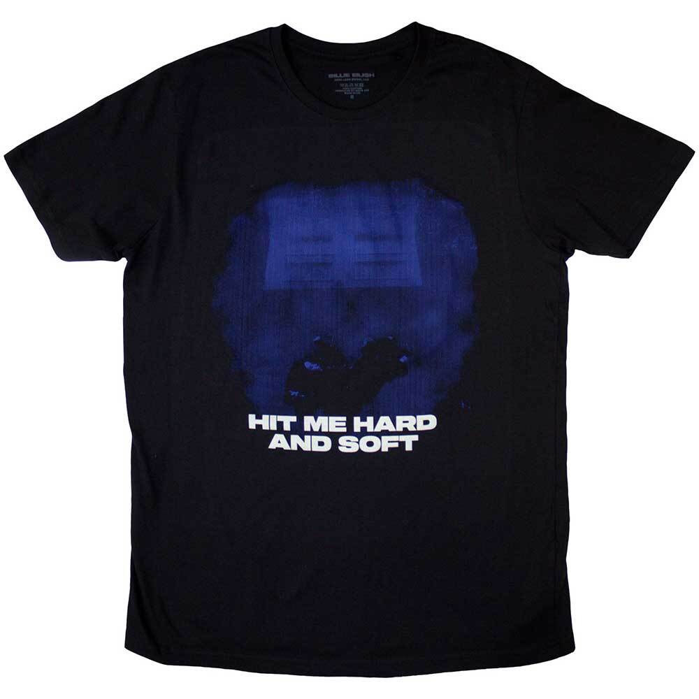 Billie Eilish Hit Me Hard And Soft Blue Lines T-Shirt Black New Unisex T-Shirt XXXXL