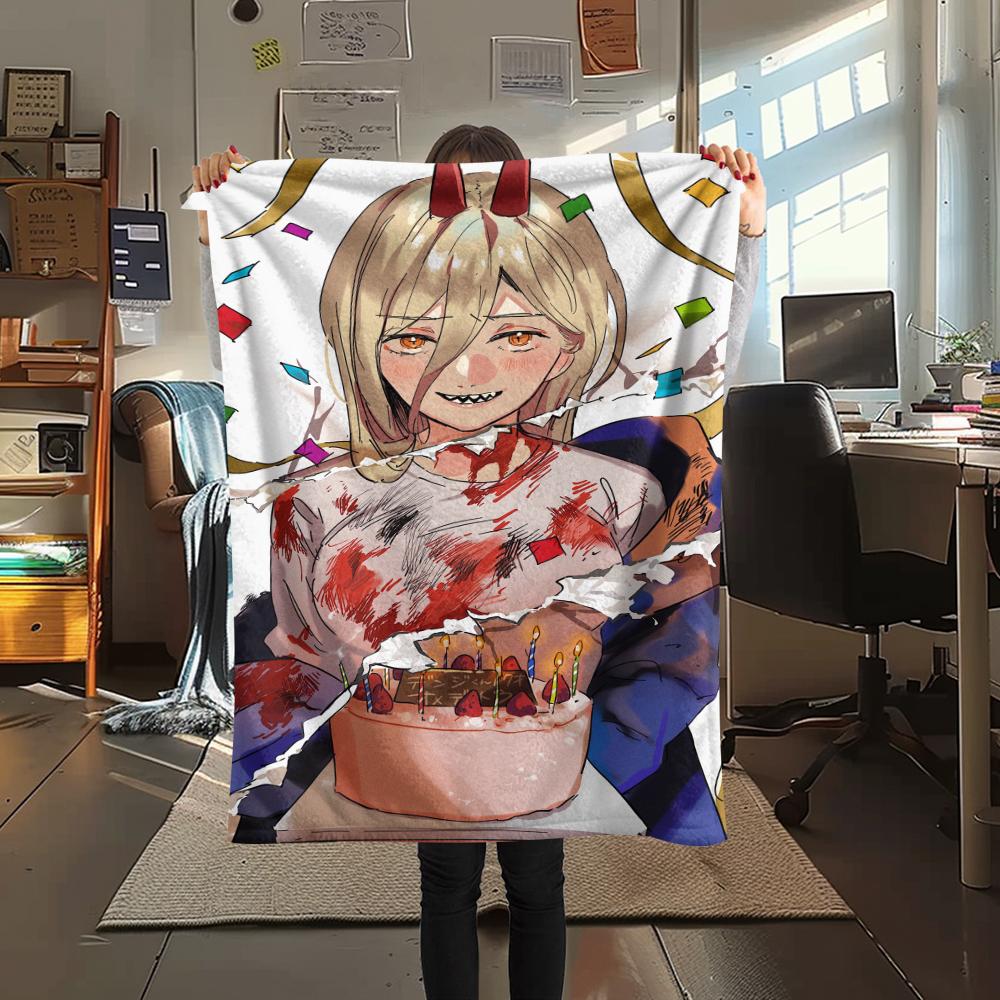 1 Pezzo Coperta in Flanella con Stampa Cartone Animato, Alta Qualità Confortevole per Tutte le Stagioni, Decorazione per la Casa, Calore e Comfort, Perfetta per Regalo di Natale Compleanno