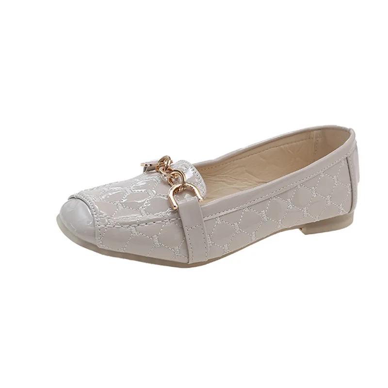 2024 Classic Breathable Shallow Mouth Versatile Casual Shoes Spring and Autumn Women's Comfortable Soft Bottom Flat Shoes