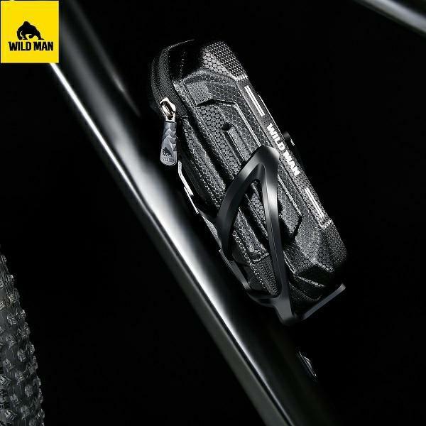 Etui do uchwytu na bidon WILDMAN XT11 czarne, wytrzymałe, idealne na rower