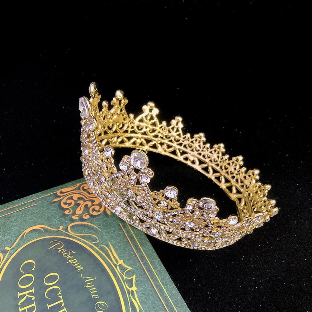 Queen Crown for Women Rhinestone Wedding Crown Tiara Costume Party Hair Accessories for Birthday Pageant Prom