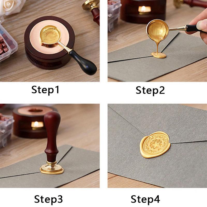 100 Pezzi Ceralacca per Timbri Retro Perline Ceralacca Vintage Sigillo Macaron Oro Matrimonio Compleanno Lacca per Sigilli Lacre