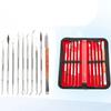 10 PCS Wax Carving Tools Dental Waxing Instruments with Case, Stainless Steel Wax Carvers Set