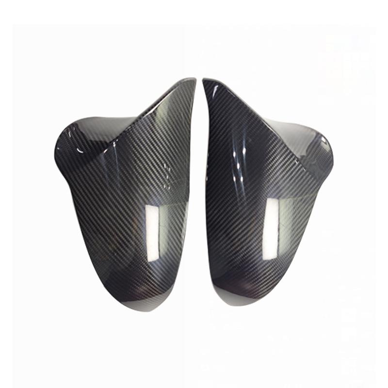 For BMW F80 M3 F82 M4 M2 F87 2014-2019 Real Carbon Fiber Car Side Exterior Rearview Mirror Panel Cover Trim Car Accessories