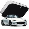 Wincar Mazda Roadster Sunshade with Storage Light Blocking and Roadster Accessories Bag, Insulating, Sunshade,