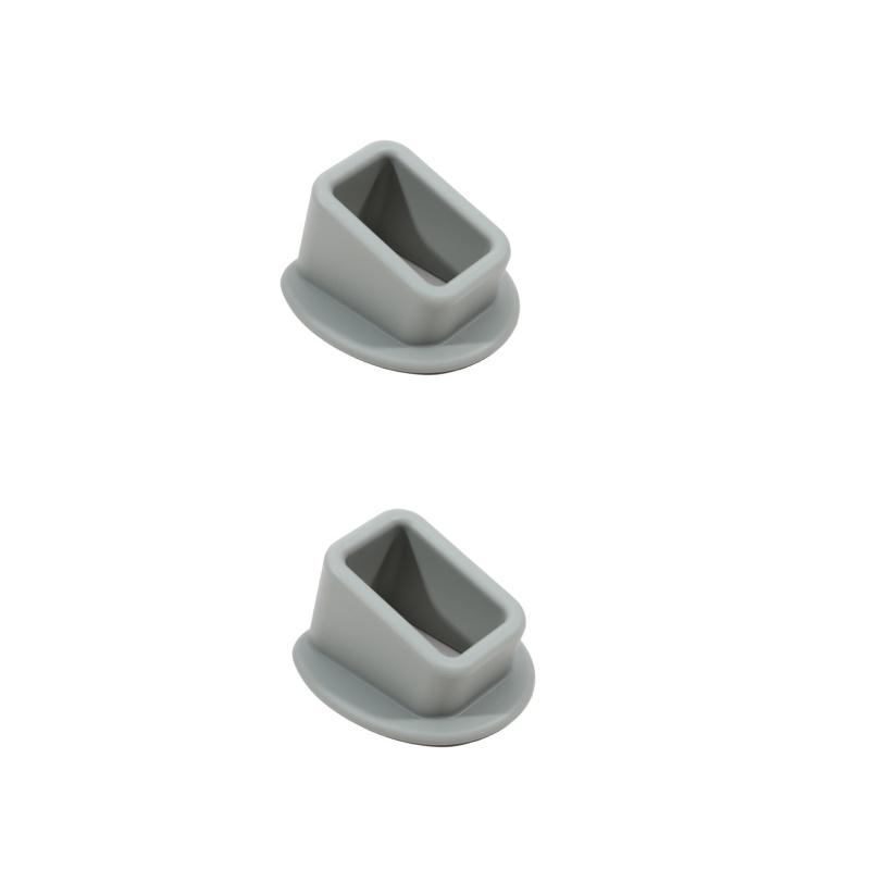 1/2pcs Car Belt Buckle Holder Made Of Eco-Friendly Silicone & Children Can Safe Touch Seat Belt Slot Fastener