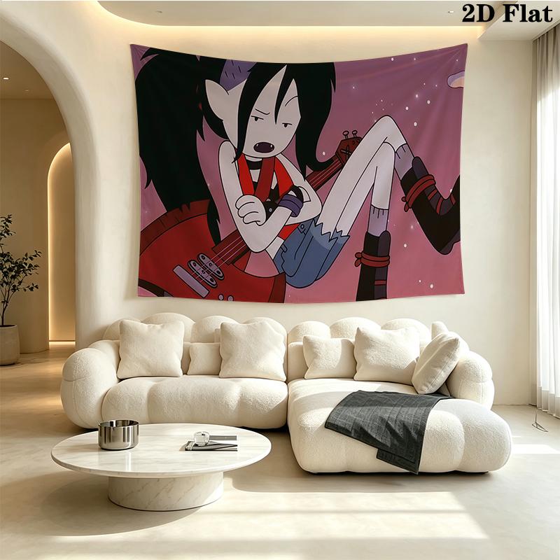 Marceline Wall tapestry, aesthetic printed fabric blanket, suitable for bedroom, living room, and home decor.