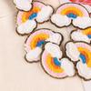 Computer Embroidery Label Rainbow Towel Embroidery Badge Sticker Clothing Accessories Shoe And Hat Accessories Patch Sticker Versatile Cloth Sticker