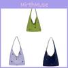 Street Style Girl Horse Embroidery Shoulder Bag With Large Capacity For Daily Use