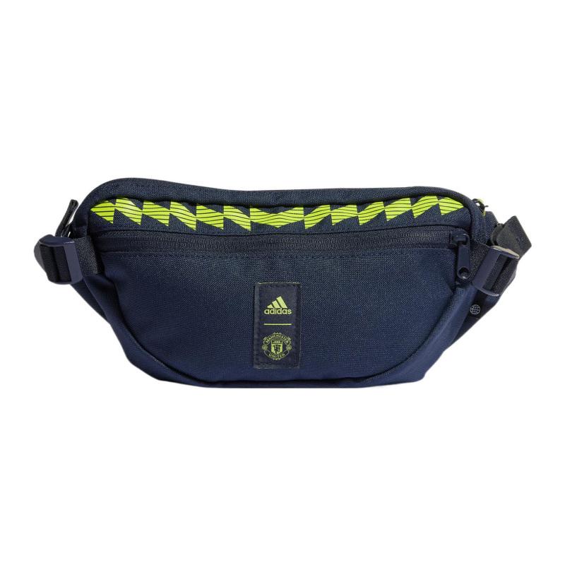 

Adidas Полиэстеровая наплечная сумка, сумка через плечо, поясная сумка обычная унисекс синяя Adidas HM9957 синий