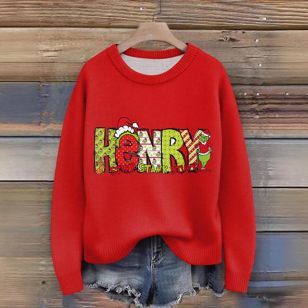 Women's Fashion Casual Long Sleeve Neck Sweater Pullover Top