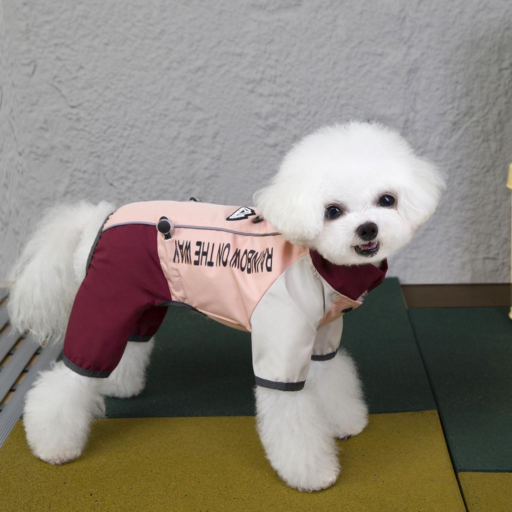 Winter Outdoor Reflective Four-Legged Dog Jacket Pet Cold Weather Apparel for Small Medium Dogs Cats Clothing