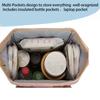 Mommy backpack with large capacity, lightweight and insulated backpack for outdoor travel, portable and multifunctional