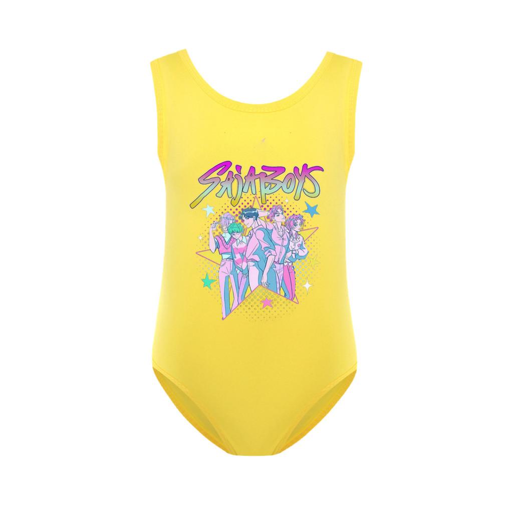5054 Kids Girls Sajaboys Rumi Mira Zoey Print Swimsuit Swimming One-piece Bodysuit Swimwear