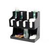 Four-grid Cup Holder Milk Tea Coffee Shop  Holder Foldable Cup Holder Disposable  Storage Rack Plastic Paper  Stand