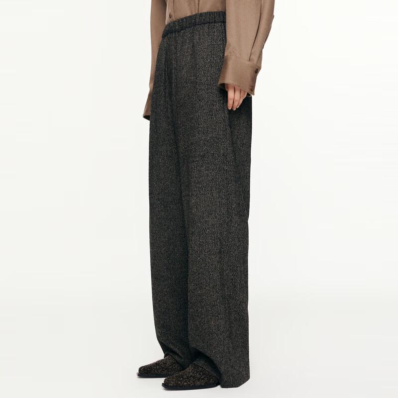 JNBY Twill Wool Wide-Leg Casual Pants